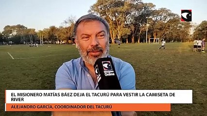 El misionero Matías Báez deja el Tacurú para vestir la camiseta de River
