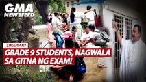 Sinapian? Grade 9 students, nagwala sa gitna ng exam! | GMA News Feed