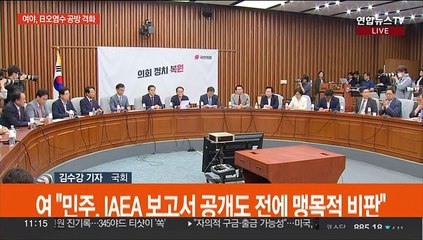 IAEA, 日오염수 보고서 공개 임박…여야 공방 격화