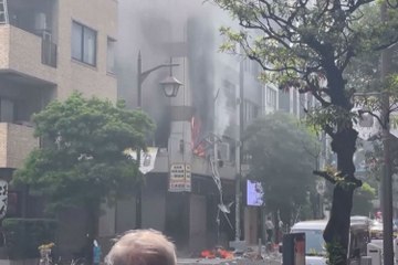 Explosion rips through building in Tokyo