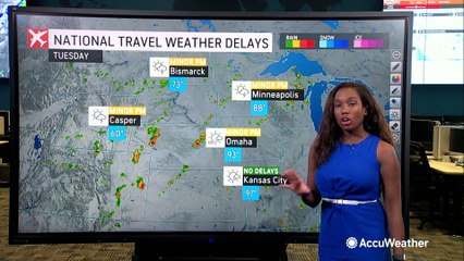 National travel weather delays