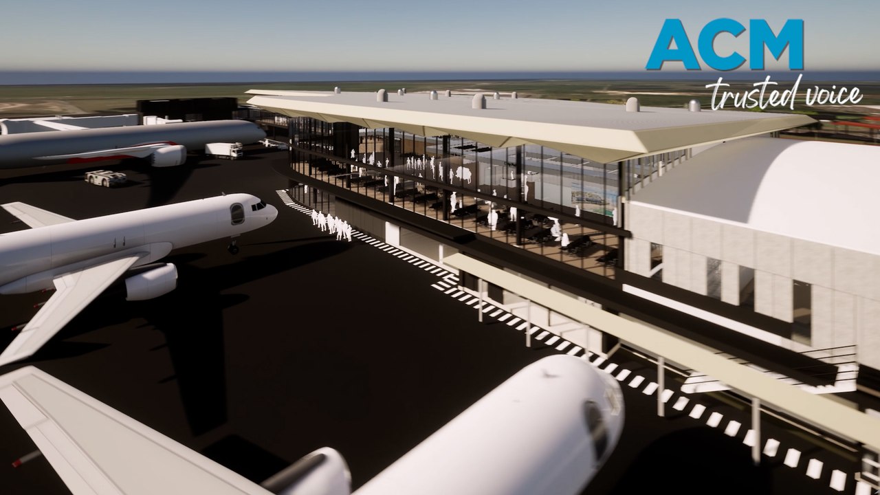 Newcastle Airport fly-through