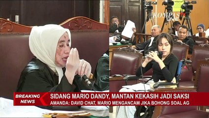 Ditanya Alasan Tanggapi Mario Dandy, Amanda: Karena Saya Udah Nganggep Teman Aja