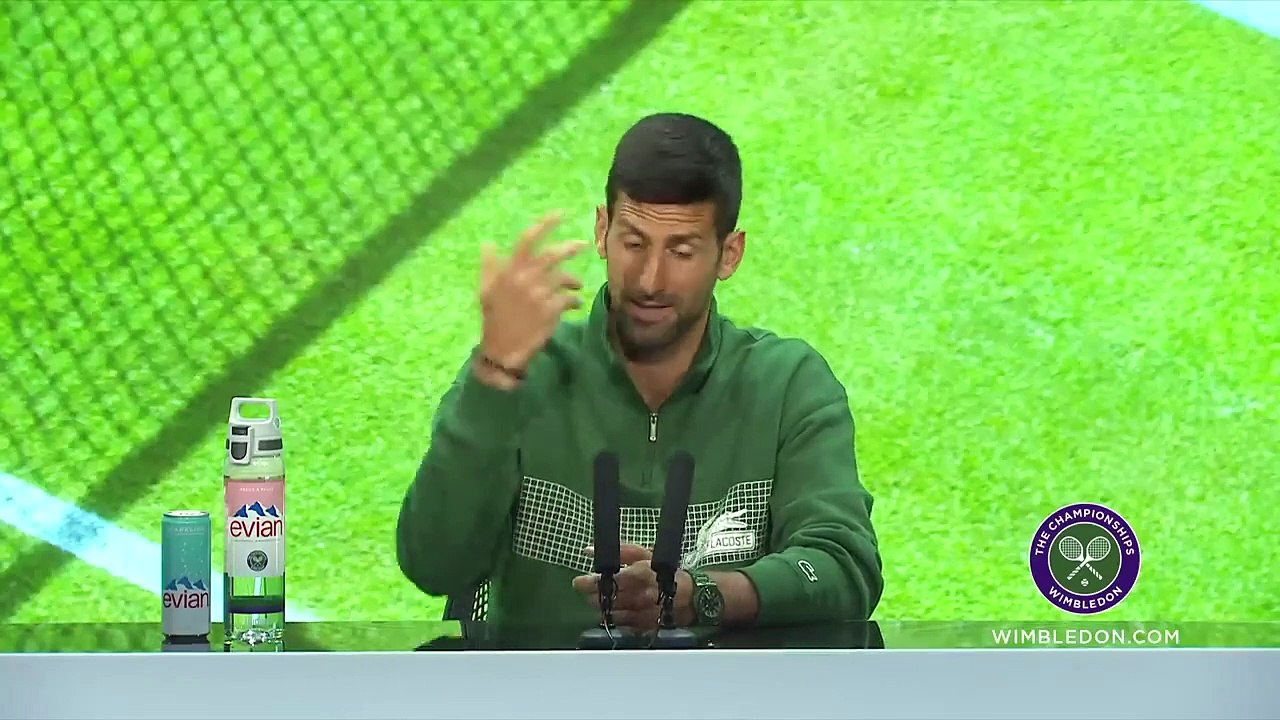 Wimbledon 2023 - Novak Djokovic : "Wimbledon, c'est ma deuxième maison. Il n'y a rien de mieux que Wimbledon, vraiment, en termes d’histoire et de tradition"