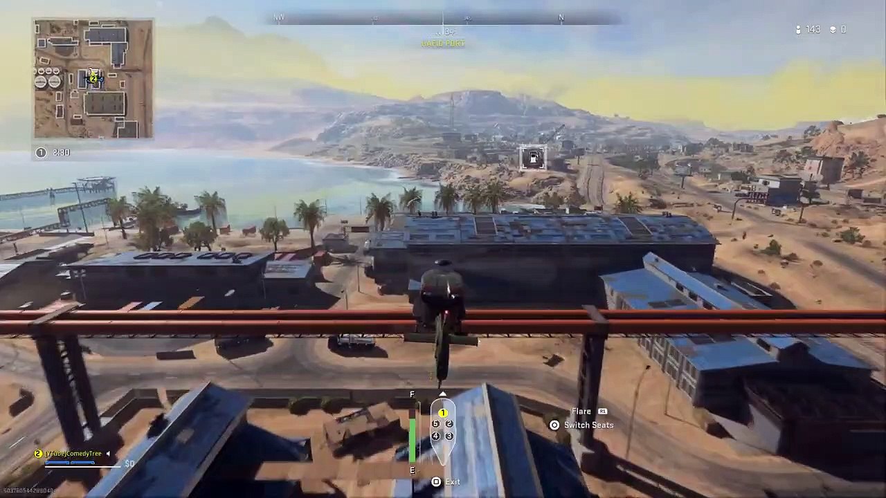 Going really high in the air for Warzone 2 Win