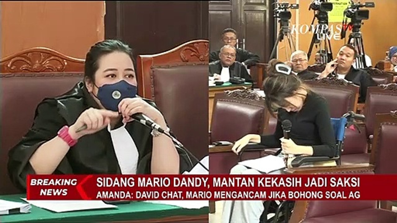 Mario Dandy Sempat Pertanyakan Alasan AG Tidak DIsukai Teman Sekolahnya ke Amanda