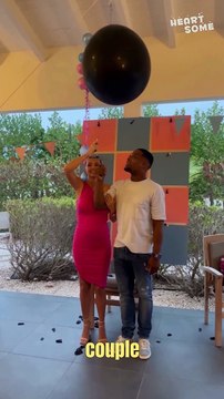 *Wholesome Gender Reveal* - Loving couple pop the gender reveal balloon to find they are having a girl II Heartsome