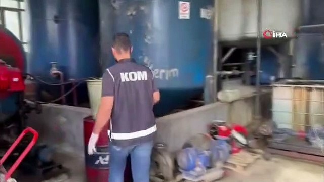 Opération 'Black Pearl' aux plus grands contrebandiers de carburant de la région d'Anatolie centrale： 16 détentions 250 tonnes de carburant mélangé saisies