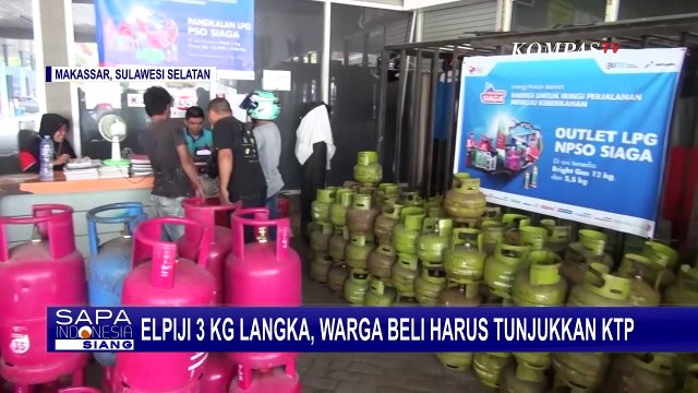 Elpiji 3 Kg Langka di Makassar, Warga Beli Harus Tunjukkan KTP!