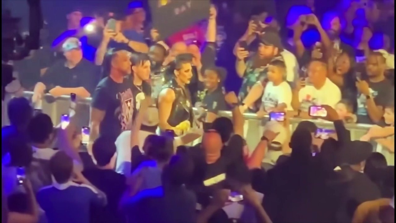 Damian Priest & Rhea Ripley confront Seth Roll - WWE Raw 7/3/23