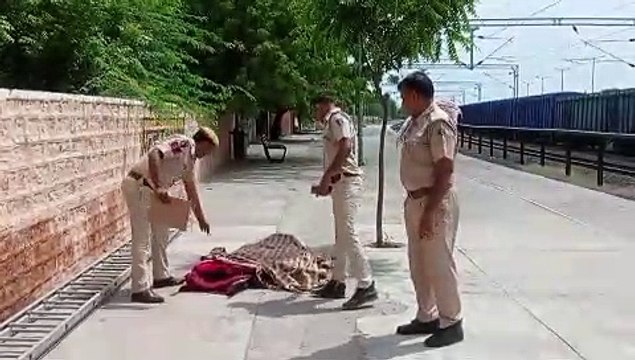 दो बच्चों सहित मालगाड़ी के आगे कूदी मां, तीनों की मौके पर ही मौत