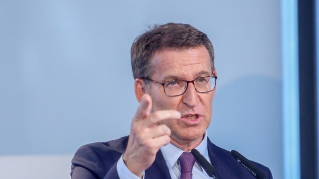 Feijóo, líder del PP, en la convención sectorial sobre la juventud
