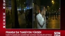 Warnung an den türkischen Reporter, der in der Live-Übertragung über die erstaunlichen Ereignisse in Frankreich berichtete! Die französische Polizei kam aus Ankara