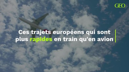 Europe : ces trajets qui sont plus rapides en train qu’en avion