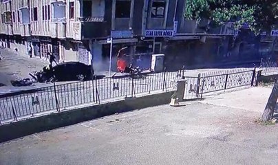 Sürücü rahatsızlandı otomobil, korkulu anlar yaşattı