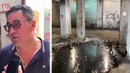 Büyük İstanbul Otogarı'nda kolon ve kirişlerdeki sıvaların dökülmesiyle demirler ortaya çıktı