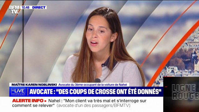 Mort de Nahel: l'avocate du 3e passager de la voiture annonce qu'une plainte pour violences volontaires sera déposée