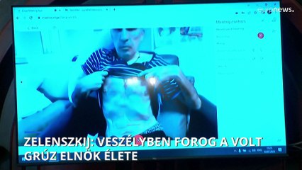 Zelenszkij: veszélyben forog a volt grúz elnök élete