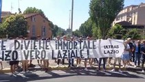 Funerali D'Amico, lo striscione degli Ultras Lazio - VIDEO