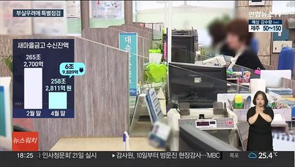 행안부 '부실 우려' 새마을금고 30곳 특별점검