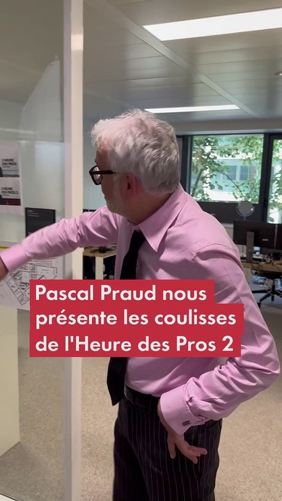 Pascal Praud nous présente les coulisses de l'Heure des Pros 2 - Vidéo ...
