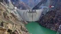 Yusufeli Barajı'nda su yüksekliği 177 metreye ulaştı