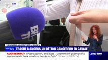 La femme qui a découvert le corps d'une des victimes potentielles du fugitif à Angers témoigne