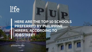 Here are the Top 10 Schools Preferred by Philippine Hirers According to JobStreet