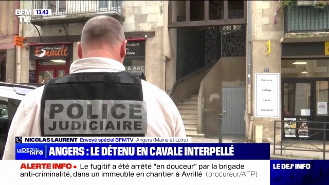 Le fugitif en cavale soupçonné d'un double meurtre a été interpellé en douceur dans un immeuble en chantier, près d'Angers