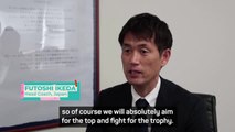 Japan head coach hopes to inspire people in bid for World Cup glory