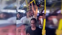 İETT şoförü ile yolcuların tartışması kamerada: Orta kapıdan binen yolcuya kızıp herkesi indirmek istedi