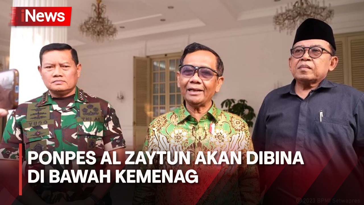 Mahfud MD: Ponpes Al Zaytun akan Dibina di Bawah Kemenag