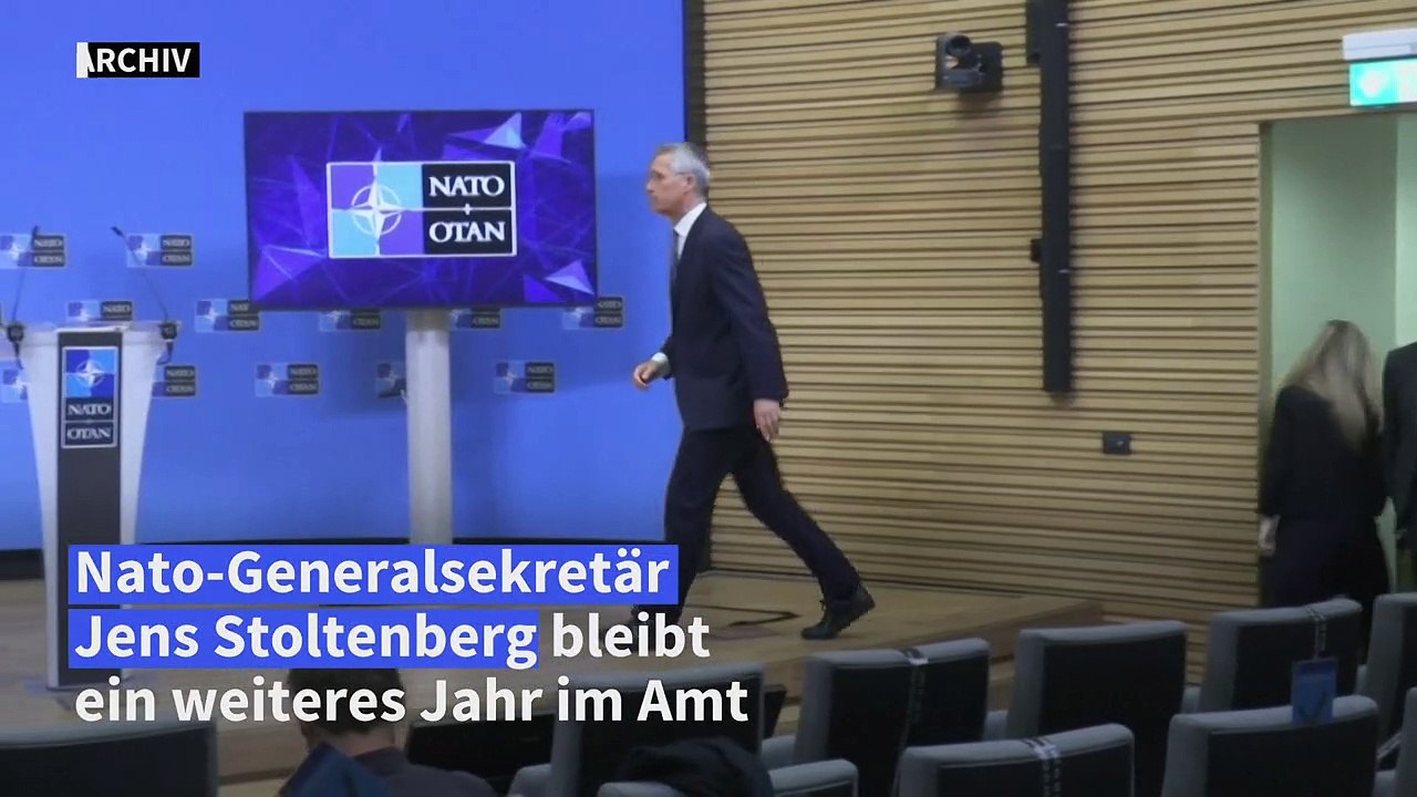 Stoltenberg bleibt ein weiteres Jahr Nato-Generalsekretär