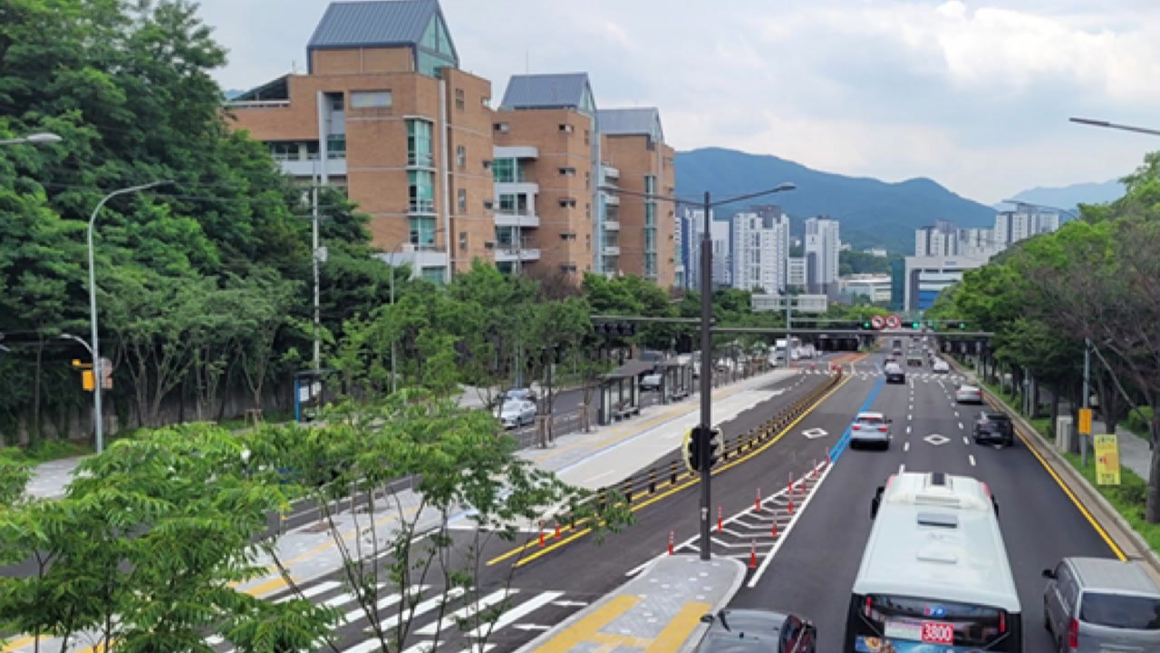 [서울] 서울 강남 헌릉로 중앙버스전용차로 8일 새벽 4시 개통 / YTN