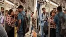 Delhi Metro: महिला ने लड़के को जड़ा जोरदार थप्पड़, भड़के यूजर्स ने कहा- 'अगर लड़का थप्पड़ मारता तो