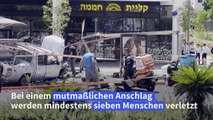 Sieben Verletzte bei mutmaßlichem Anschlag in Tel Aviv