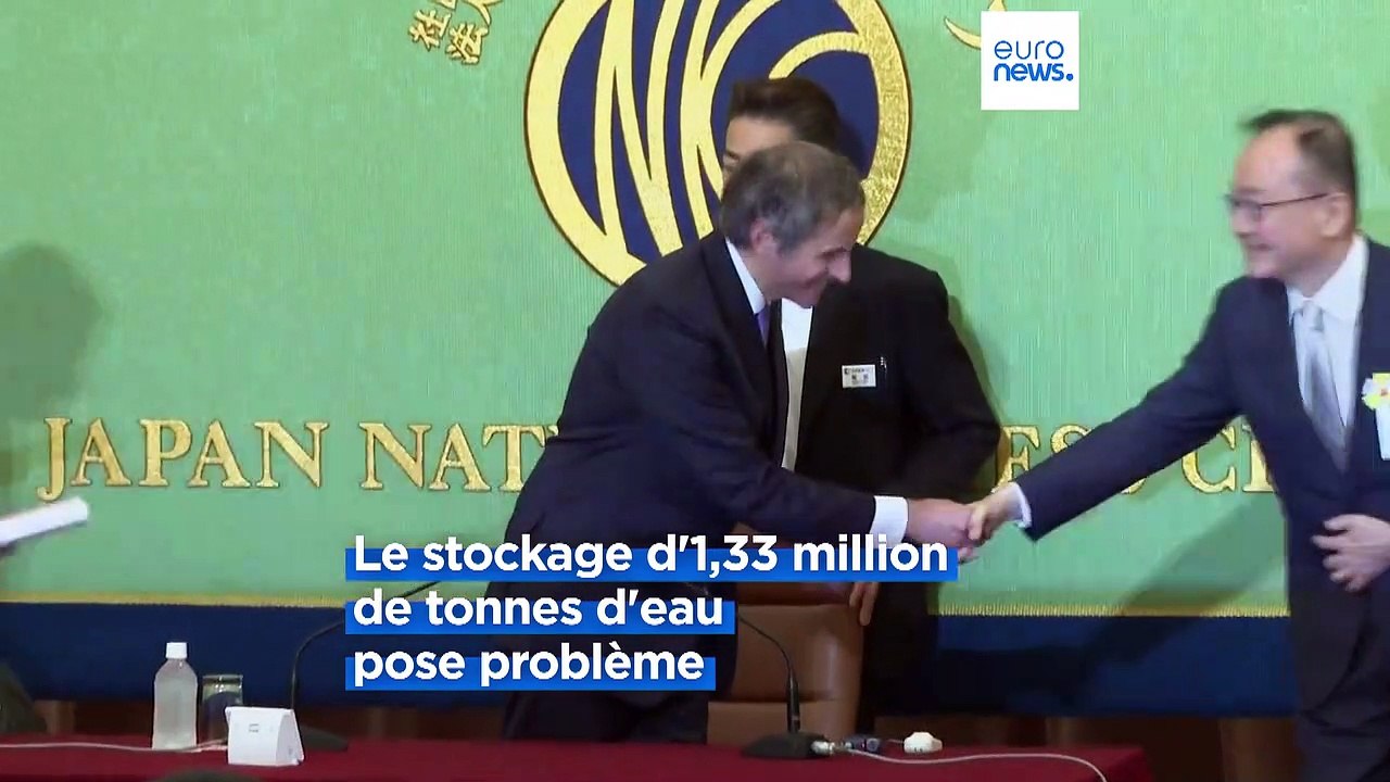 L'AIEA soutient le projet japonais de rejeter en mer les eaux traitées de la centrale de Fukushima