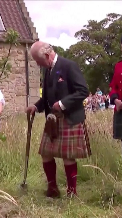 The King Meets a New Queen and Plants a Tree in...