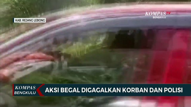 Aksi Begal Digagalkan Korban dan Polisi