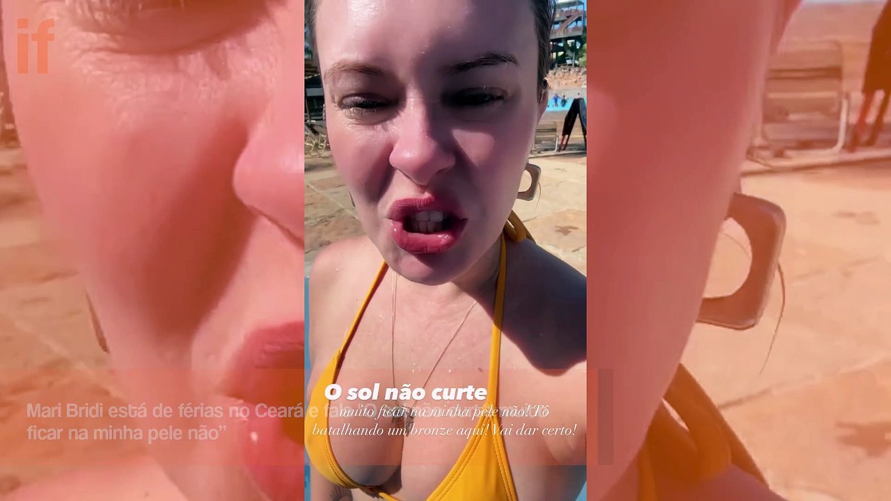Mari Bridi compartilha um pouco de suas férias no Ceará