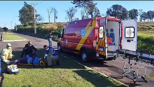 Casal fica ferido após acidente na PR-580, entre Umuarama e Serra dos Dourados