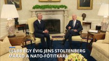 Újabb egy évig Jens Stoltenberg marad a NATO-főtitkára