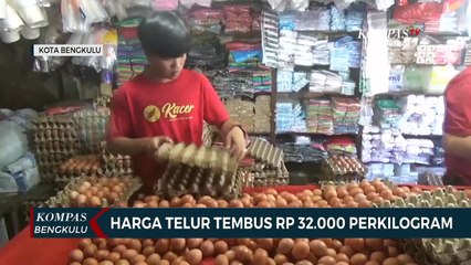 Harga Telur Tembus Rp 32.000 Perkilogram