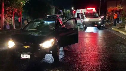 Aparatoso accidente vial sobre la colonia Magaña