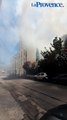 Marseille : un feu de détritus maîtrisé par les pompiers dans le 15e arrondissement