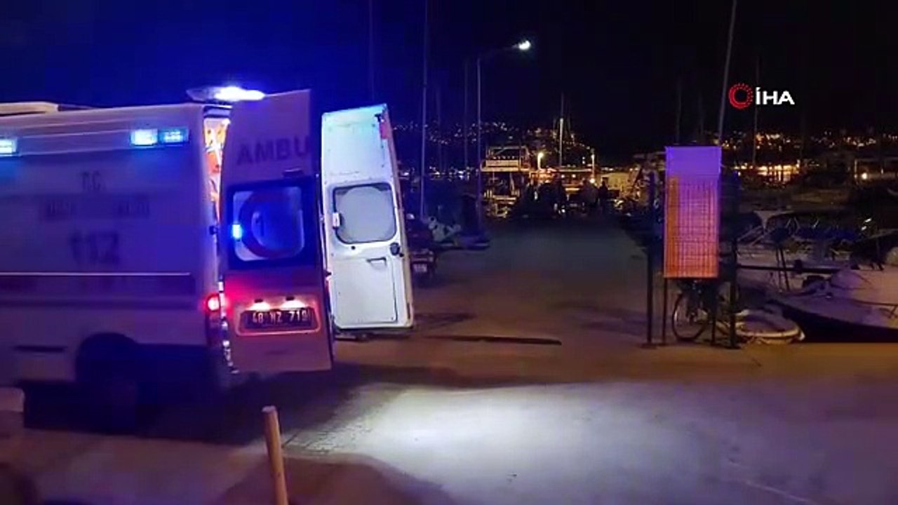 Un bateau pneumatique prend feu à Bodrum : 2 blessés