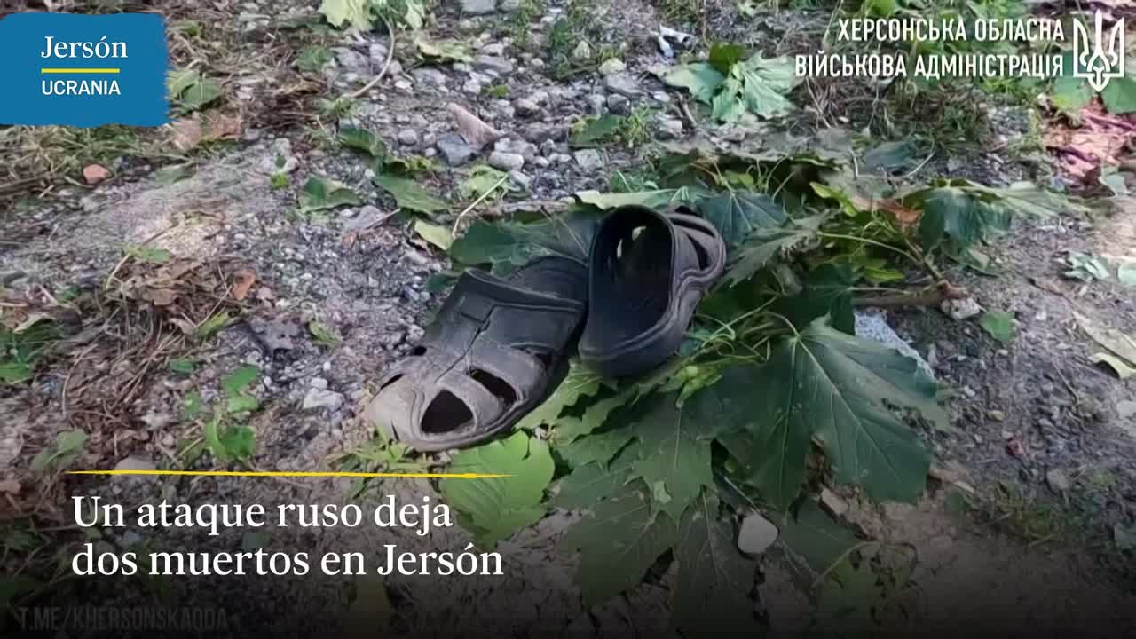 Un ataque ruso deja dos muertos en Jersón