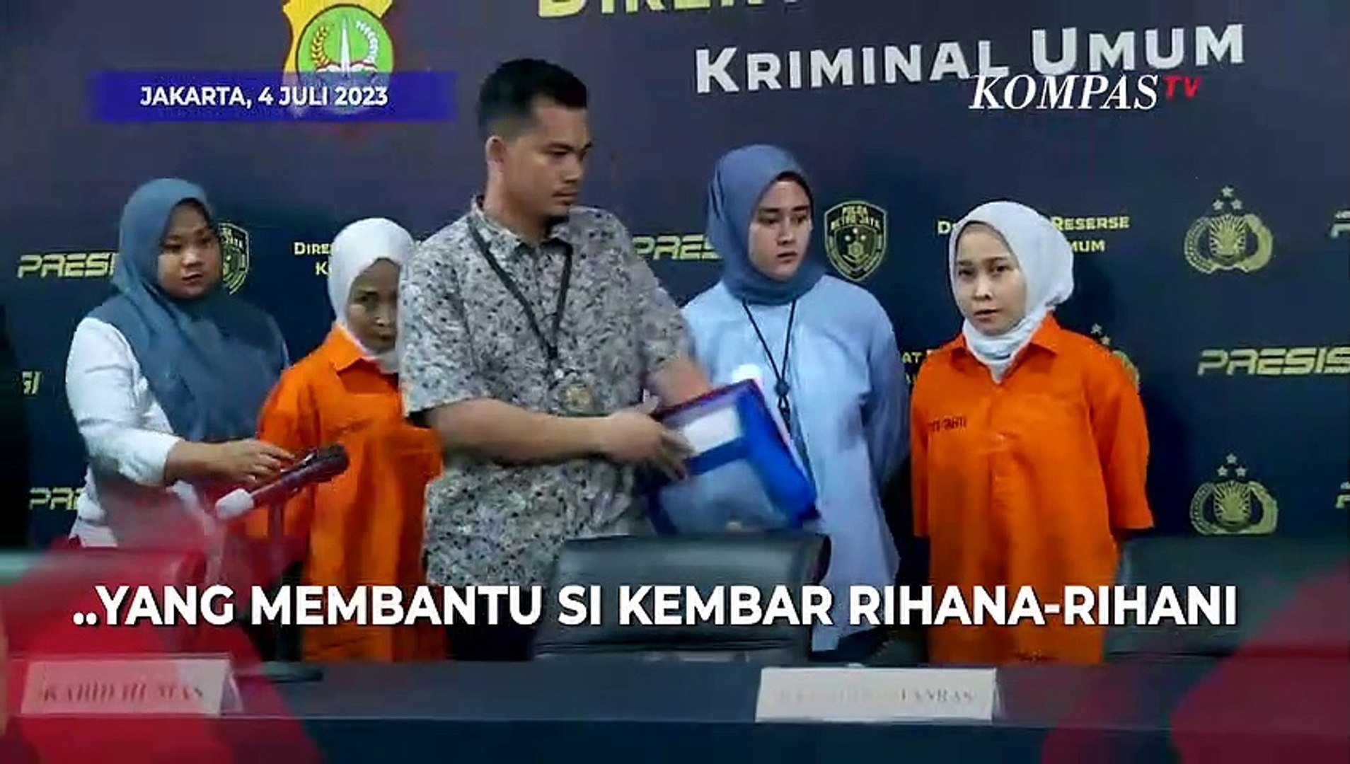 ⁣Polisi Soal Dugaan Keterlibatan Sosok Perwira di Kasus Si Kembar Rihana-Rihani