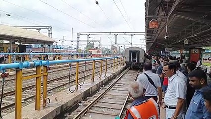 The investigation team came from Ahmedabad in the case of breaking of axle box of Sabarmati Express