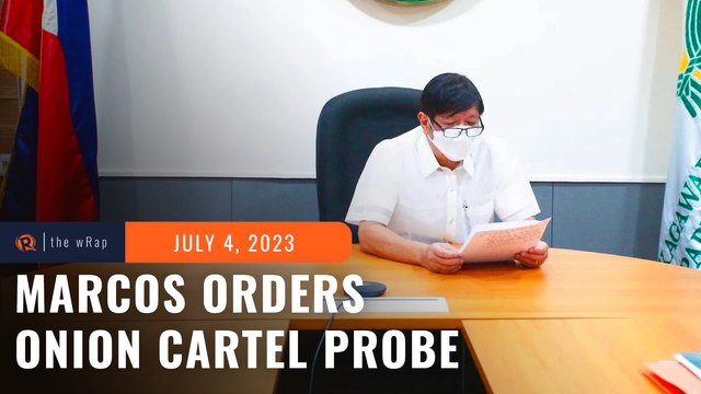 Marcos orders probe into onion cartel, smuggling